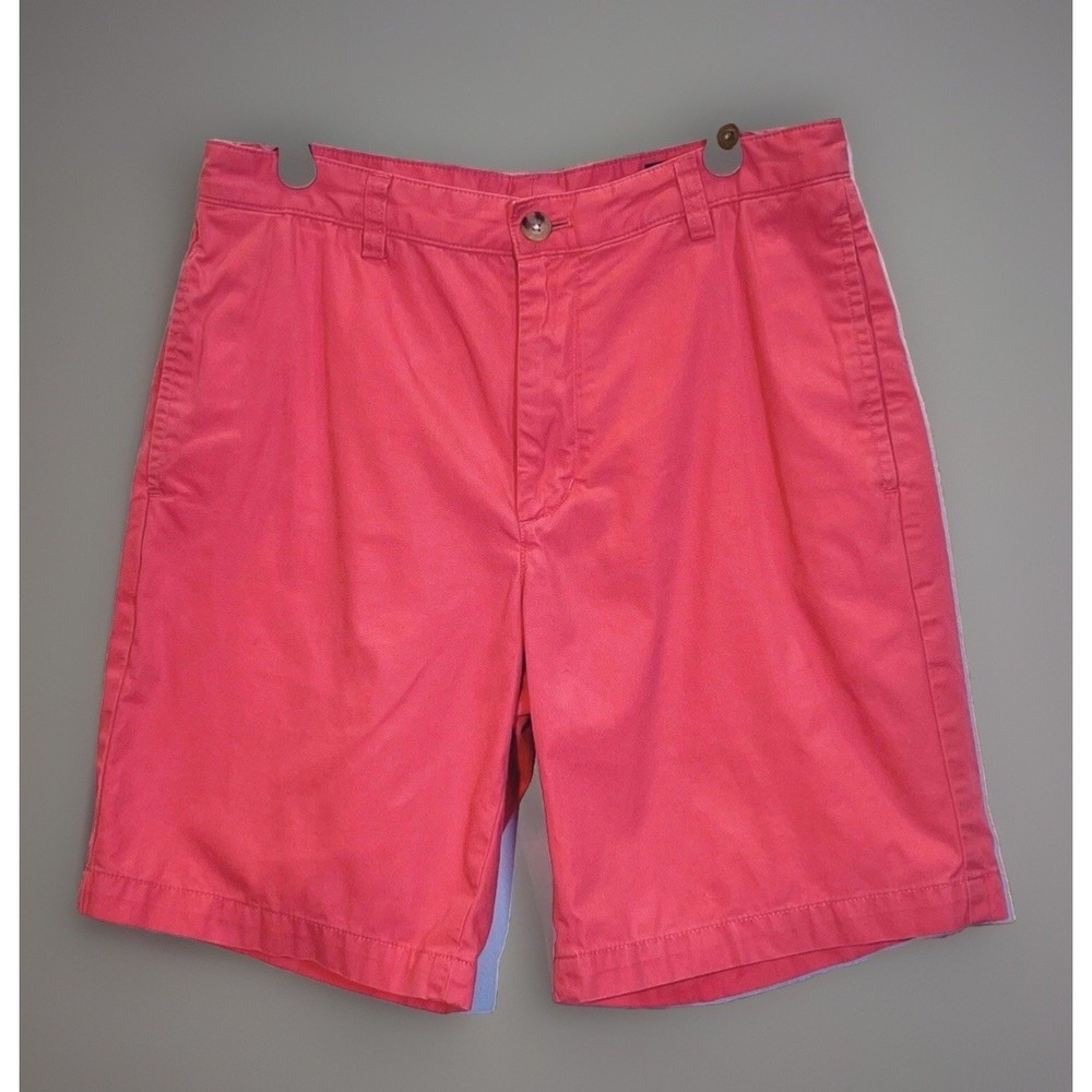 VINEYARD VINES Club Shorts Jetty Red Golf Chino Mens Size 30 Cotton 9" Preppy
